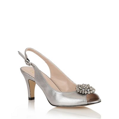 Lotus Pewter 'Fascination' open toe shoes